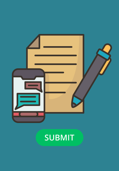 On a yellow background, a digital watch and a glass.